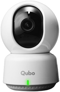 Qubo Smart 360� 2K Wi-Fi|3MP [Model 2.0]| AI Alerts | Alarm | Cloud+SD Storage Security Camera