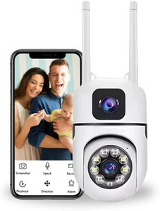 kanyansh 3MP Dual Lens Wireless WiFi Smart CCTV Camera | Ultra HD View wifi Security Camera