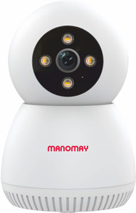 Manomay BIS Certified STQC 3MP Smart WiFi Wireless Full View Pan-Tilt CCTV Home Security Camera