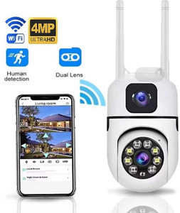 SIOVS WIFI 1080P Dual Lens Night Vision HD Camera Two-Way Audio Motion Detection Security Camera