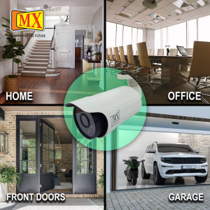 Fake Camera Set Up MX MX DM2_4 Dummy Fake Security Wireless Bullet CCTV Camera Security ...