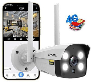 TRICOM RMX 4G Sim Smart CCTV Camera |Motion Detection |2-Way Audio |Support  256GB Security Camera Price in India Buy TRICOM RMX 4G Sim Smart CCTV