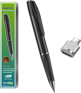 Eye4spy Hidden 1080P Full Hd Pen Camera | Spy camera pen | 128GB SD Card Supports - Security Camera