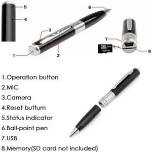 SKY HUB PEN CC-87 SPY PEN 720P CAMERA FULL HD AUDIO & VIDEO RECORDING ULTRA HD PRO LENS Spy Camera