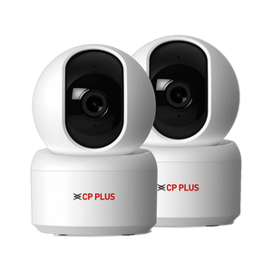 CP PLUS CP-E35Q (Pack of 2) Wifi Smart CCTV Camera with 360 View & CTC Cyber Secure Tech Security Camera