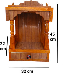 Shiv Enterprises. New Design Pooja Mandir For home / Office Solid Wood Home Temple