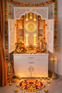 Flipkart Perfect Homes Studio Engineered Wood Home Temple