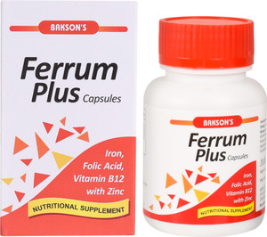 Bakson Ferrum Plus Nutritional Supplement Capsules