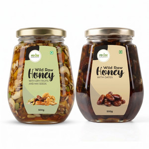 Feast Organic Wild Raw Honey with Dry Fruits Combo - Image 6