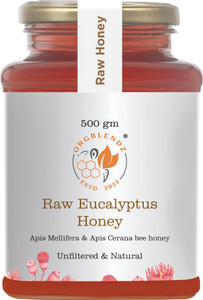 ORGBLENDZ Raw Organic Forest Eucalyptus Honey, Unprocessed,Non Pasteurized,Original