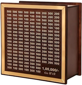 ALKA Money Saving Box | Cash Saver Money Box with Counting Target | ?1,00,000 Savings Coin Bank