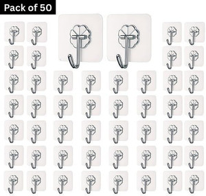 PYORIT Strong Adhesive Wall Door Sticky Hanger Holder for Kitchen... more