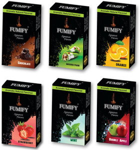 फ्यूमिफाई Tropical Fusion Herbal Hookah Flavours मिंट,पान,चॉकलेट,ऑरेंज,डबल एप्पल,स्ट्रॉबेरी हुक्का फ्लेवर
