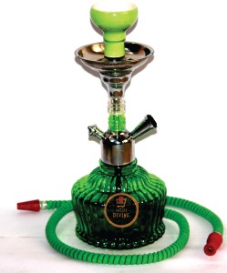 Appraise Home Impex Glass Big Hookah 14 Inches Qt Green 14 inch Glass Hookah