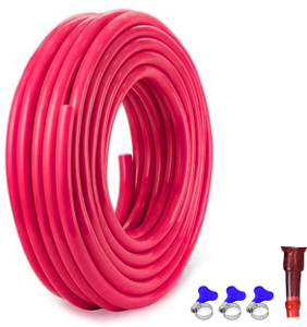 Cinagro 0.5 inch with Tap Adapter & 3 Clamps Hose Pipe