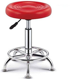 neo chair Classic Red Revolving Bar Stool | Kitchen | Café | Stores | Leatherette Metal Bar Stool