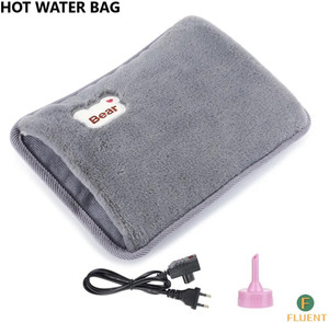 Fluent Electric Hot Water Bag with Auto Power Cut-Off for pain relief Warm Bag Electrical 1 L Hot Water Bag