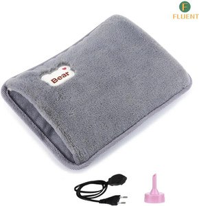 Fluent Electric Hot Water Bag with Auto Power Cut-Off for pain relief Warm Bag Electrical 1 L Hot Water Bag