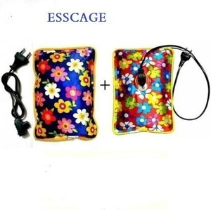 Esscage Combo of Hot Water Bag with Electric Heating Gel Pad Electric Hot Water Bag 1 L Hot Water Bag (Multicolor) Electrical Hot Water Bag 2 L Hot Water Bag (Multicolor) electric 1.5 L Hot Water Bag