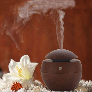 DERIKE Room Wooden Cool Mist Humidifiers Essential Oil Diffuser Aroma Air Humidifier