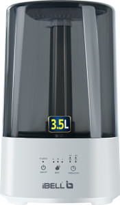iBELL Room HU350P Humidifier,3.5L,Ultrasonic,Adjustable Mist Output,Super Quiet 360° Nozzle Humidifier