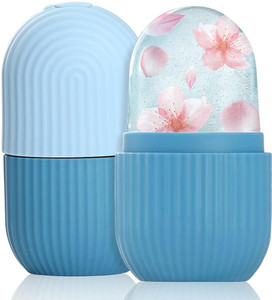 Elara Collective Silicone Ice Face Rolle Blue Silicone Ice Ball Tray