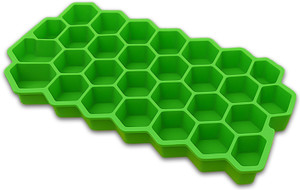 GRISHVA Green Silicone Ice Cube Tray