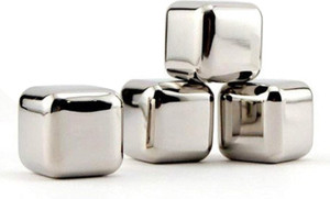 Zwerlin Stainless Steel Reusable Ice Cubes Pack of 4 - Image 6