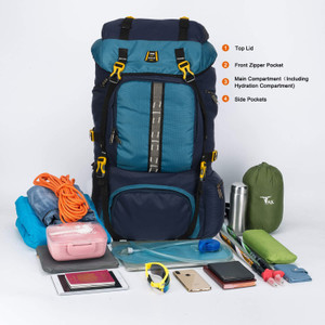 Matsun Travel bag Trekking bag Mountaineering bag Rucksack 90 L