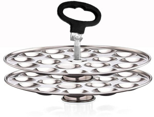आदिवीर Stainless Steel Mini Idli Plates | Mini idli Maker With Lifter स्टैंडर्ड इडली मेकर