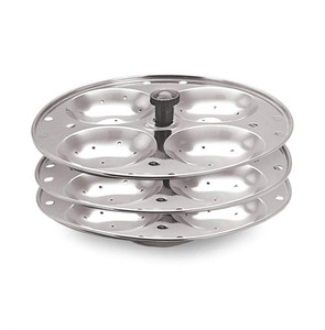 BLLUEX Non Stick Idli Stand with Holes for Pressure Cooker Induction & Standard Idli Maker