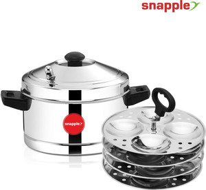 स्नैपल Premium Stainless Steel SteamO-4P Idli Maker / Cooker स्टैंडर्ड इडली मेकर