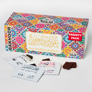 दुखनी Oud Bakhoor Variety Box | Gift Set & Refill Kit | Arabic Bakhoor Incense अगरबत्ती