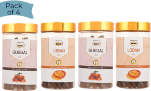 BANSI Premium Dry Dhoop Sticks For Puja- Gugal & Loban (100g Each)