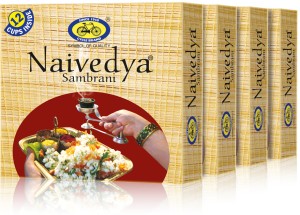 Cycle Naivedya Cup Sambrani for Daily Puja with Benzoin fragrance