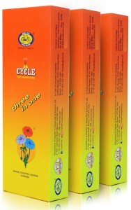 Cycle Three in One Agarbatti with Lily, Yugantar, Jagrane Fragrance - Pack of 3