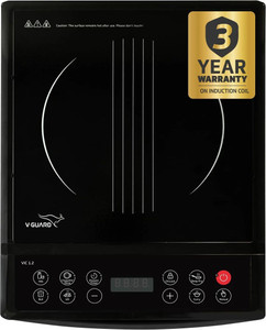 V-Guard 1200 W Induction Cooktop Push Button