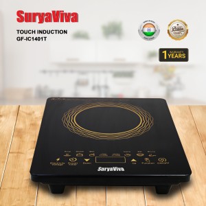 SURYAVIVA Touch Induction IC 2200 W Induction Cooktop (Black,Touch Button) GF-IC1401T Induction Cooktop
