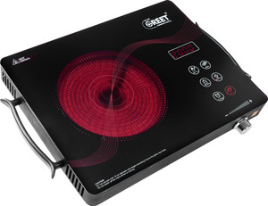 WeGREET 2000 W Induction Cooktop Touch Panel, Push Button, Jog Dial