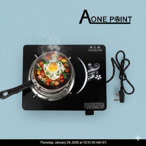 AONE POINT 2000 W Induction Cooktop Touch Panel