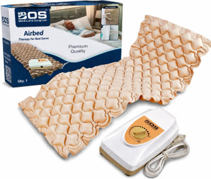 Bos Medicare Surgical Premium Medical Air Mattress Overlay – Pressure Relief for Comfortable Sleep Polyester 1 Seater Inflatable Sofa