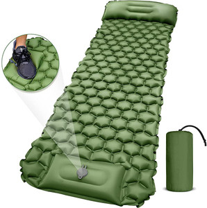 PROBEROS Air Mattress with Pillow and Built-in Foot Pump, Portable Folding Sleeping Bed NA 1 Seater Inflatable Sofa