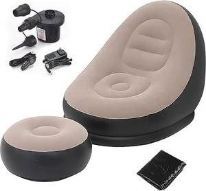 KLURIZ SOFA-CHAIR Leatherette 2 Seater Inflatable Sofa