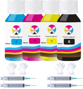 Try Ink EASYINK Black + Tri Color Combo Pack Ink Bottle - EASYINK : Flipkart.com
