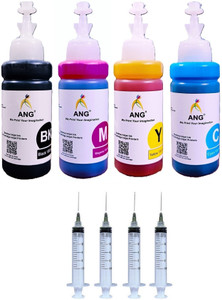 Ang REFILL Ink for Can- E560, E3370, E4570, MG2577S, MG2570S, MG3570 Black + Tri Color Combo Pack Ink Cartridge