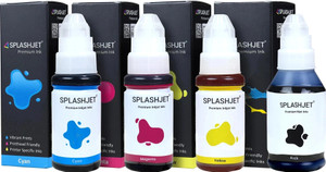 Splashjet Refill GI 790 Ink for Pixma G2010, G2000, - 503465 Black + Tri Color Combo Pack Ink Bottle