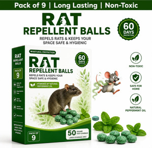 Rat Repellents Ball for Home (9 Units)