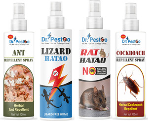 Dr.PestGo pest control spray for ant, lizard, rat, Bed Bugs, Cockroaches all in 1