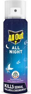 All Out All Night Mosquito Killer Spray, 12 Hours protection, Lasts 60 Nights