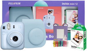 FUJIFILM Instax Mini 12 Moments Box (20 Shot, Carry Case & Bunting) Instant Camera